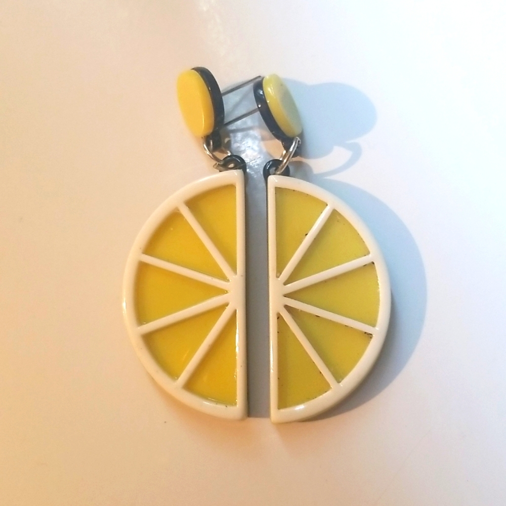 Lemon earrings